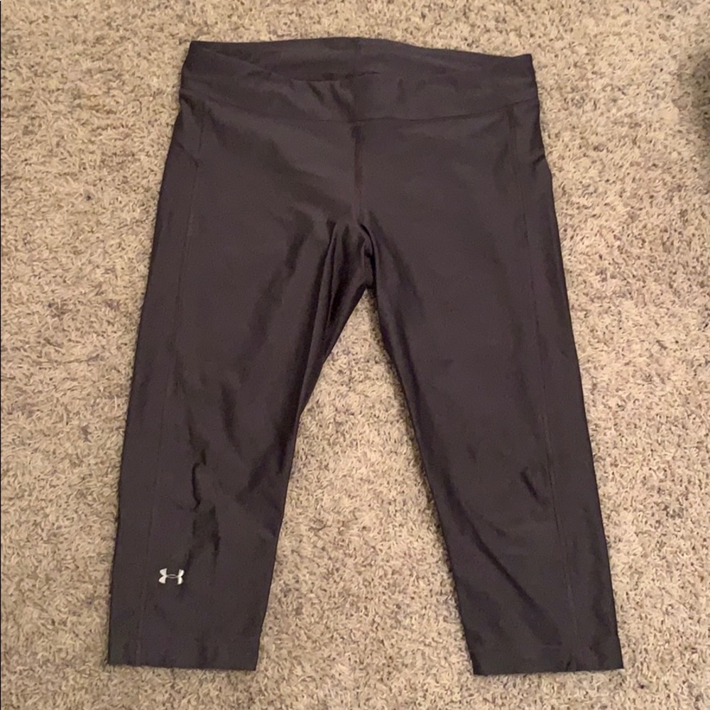 21” under armor gray leggings